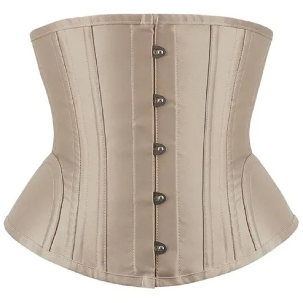 Sleek Beige Shapewear Corset Golden